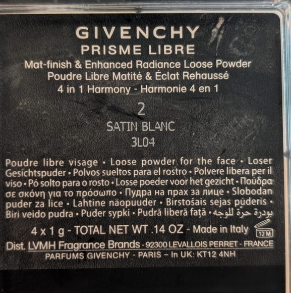 Givenchy | ORIGINAL FORMULA | Prisme Libre Loose Powder | 2 Satin Blanc - Picture 4 of 6